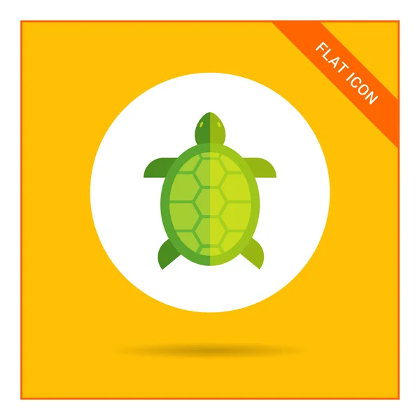Turtle-ikonen — Stock vektor