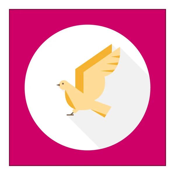 Fågel ikon — Stock vektor