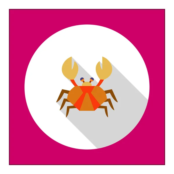 Krab pictogram — Stockvector