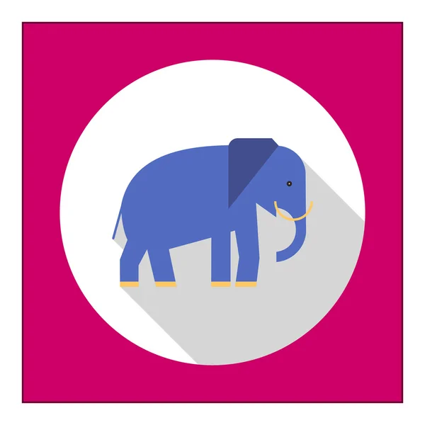 Elefante icono — Vector de stock