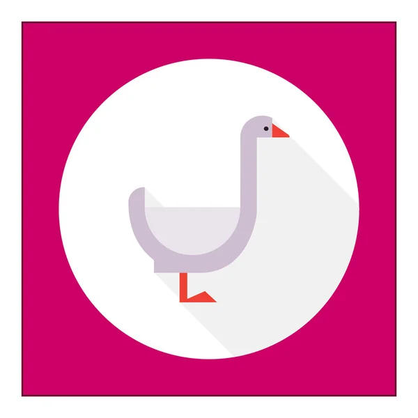 Goose icon — Stock Vector