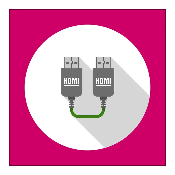HDMI-Hdmi kabel — Stockový vektor