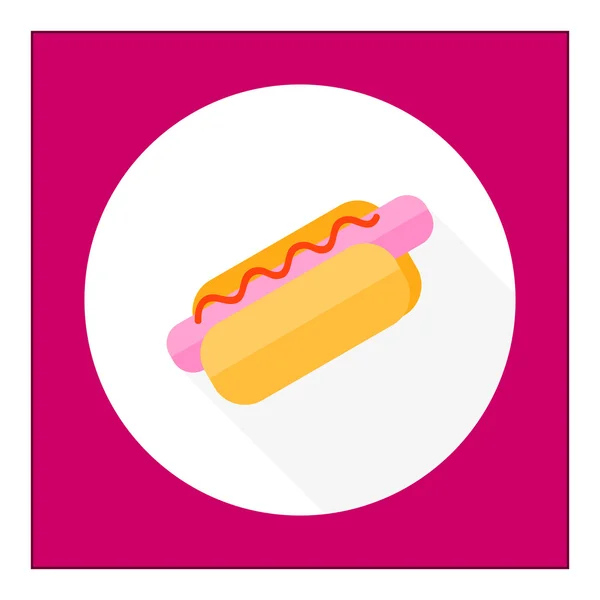 Hot dog icon — Stock Vector