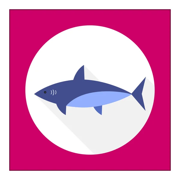 Icona dello squalo — Vettoriale Stock
