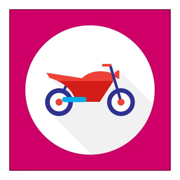 Motocicleta deportiva — Vector de stock