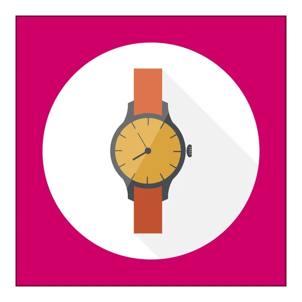 Reloj de pulsera — Vector de stock