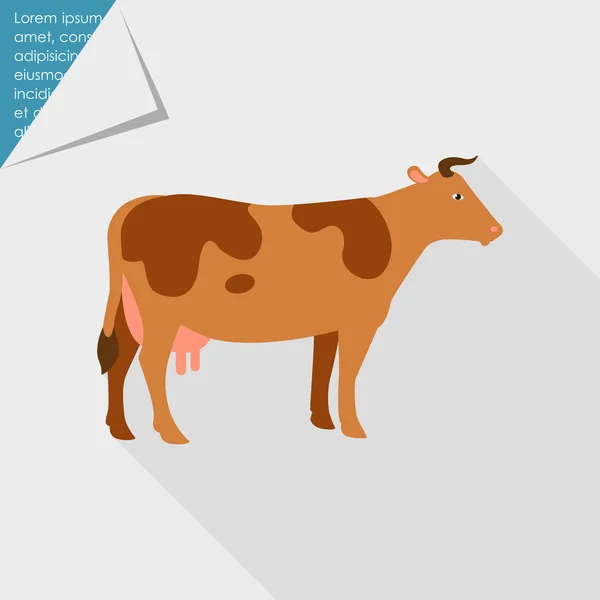 Cow icon — Stock Vector