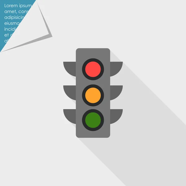 Ícone de semáforo — Vetor de Stock