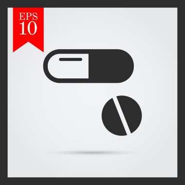 Kapsül ve pill simgeler