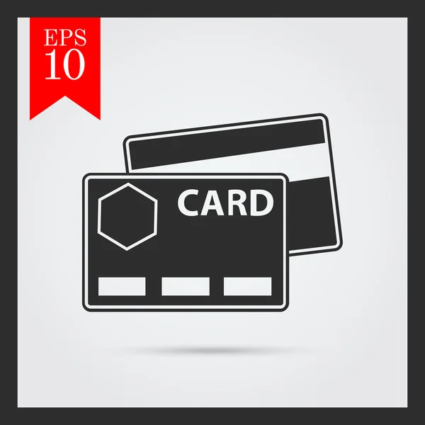 Credit cards icon — Stock Vector