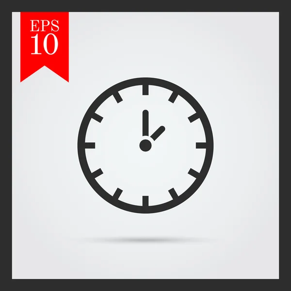 Icono del reloj — Vector de stock