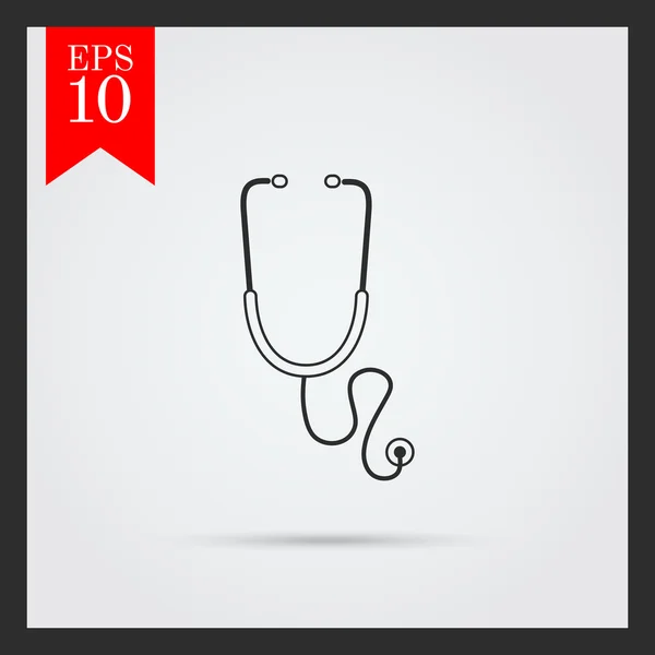 Stethoscope icons — Stock Vector