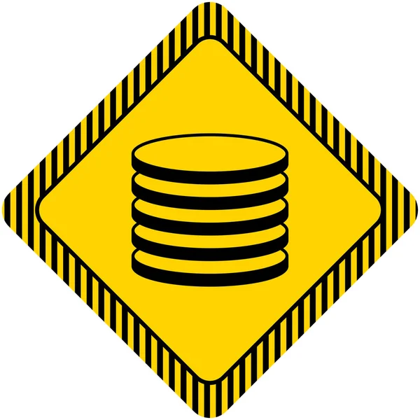 Zásobníku mincí — Stockový vektor
