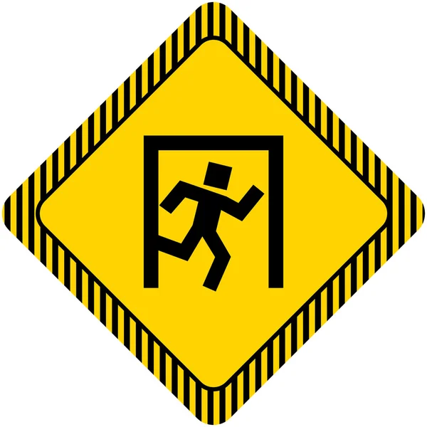 Ikone der Ausstiegstür — Stockvektor