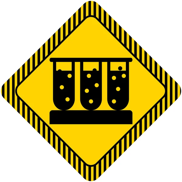 Symbole für Reagenzgläser — Stockvektor