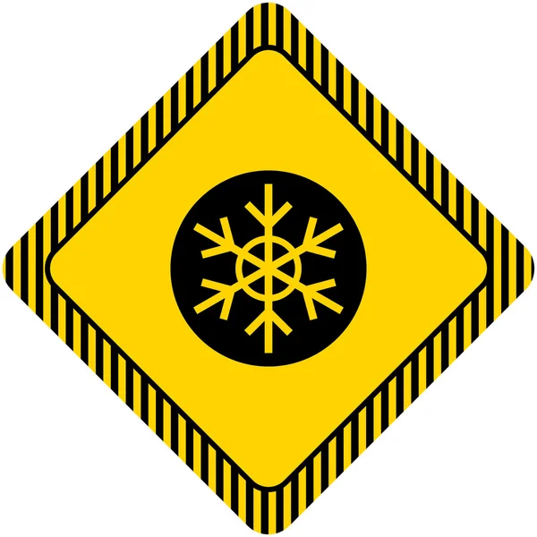 Sneeuwvlok pictogram — Stockvector