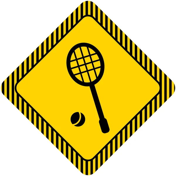 Raquette et balle de tennis — Image vectorielle