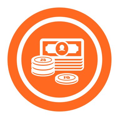 Banknot ve madeni para yığınları