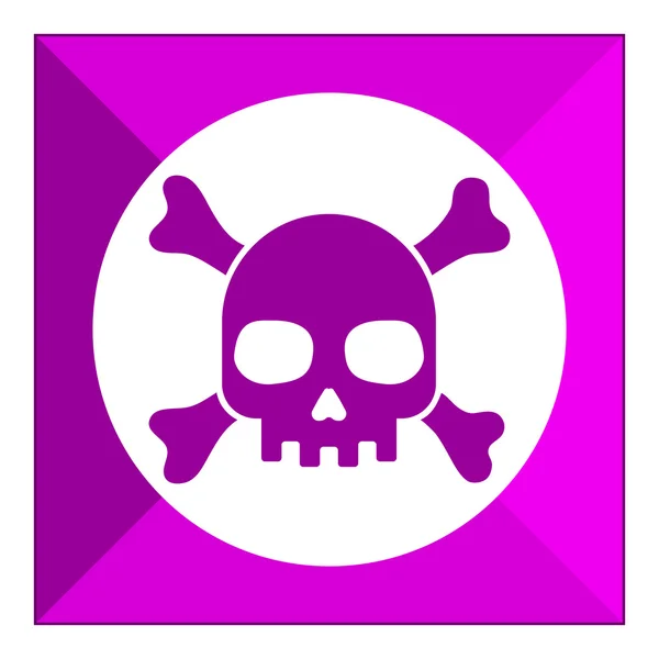Skull and crossbones icons — Stock Vector