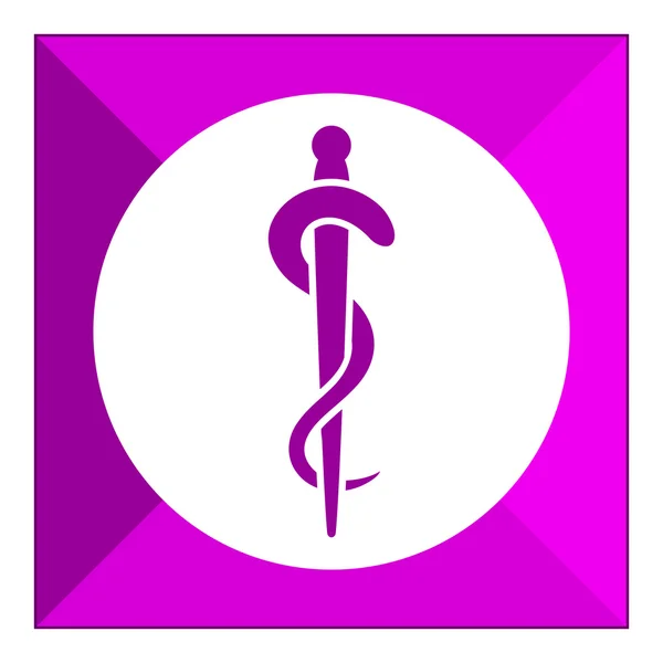 Rod of Asclepius icons — Stock Vector