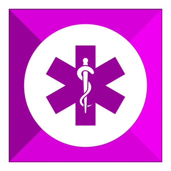 Ιατρική σύμβολο έκτακτης ανάγκης εικονίδια — Διανυσματικό Αρχείο