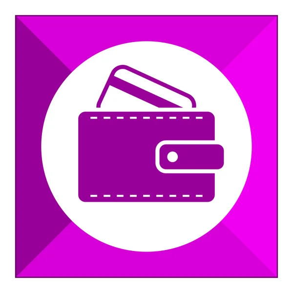 Plånbok med kreditkort — Stock vektor
