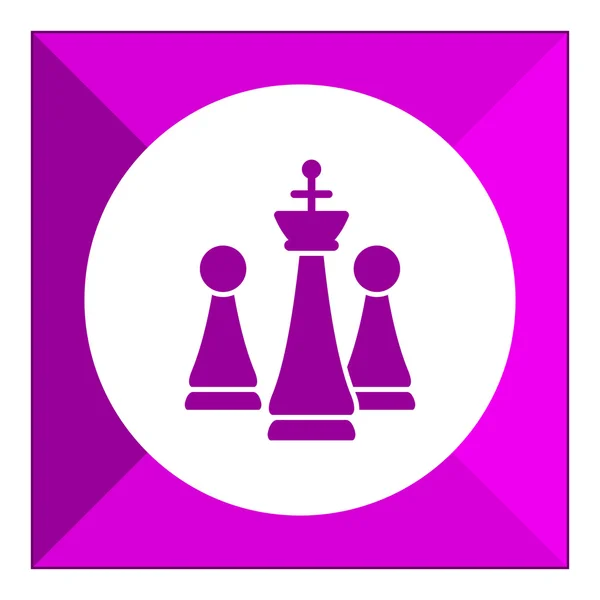 Chess king and pawns — Stock Vector