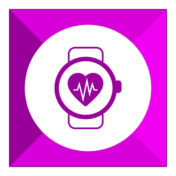 Heart Rate Monitor Watch — Stockvector