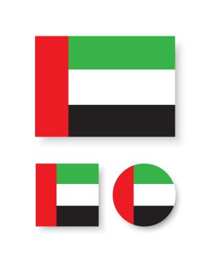Flag of the United Arab Emirates clipart