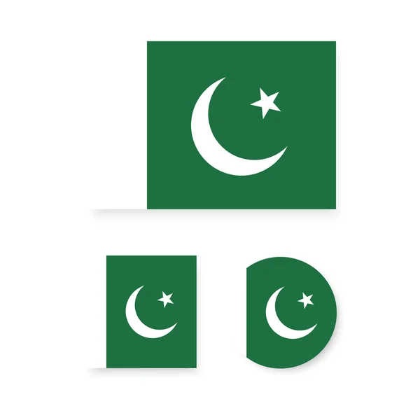 Bandera de Pakistán — Archivo Imágenes Vectoriales