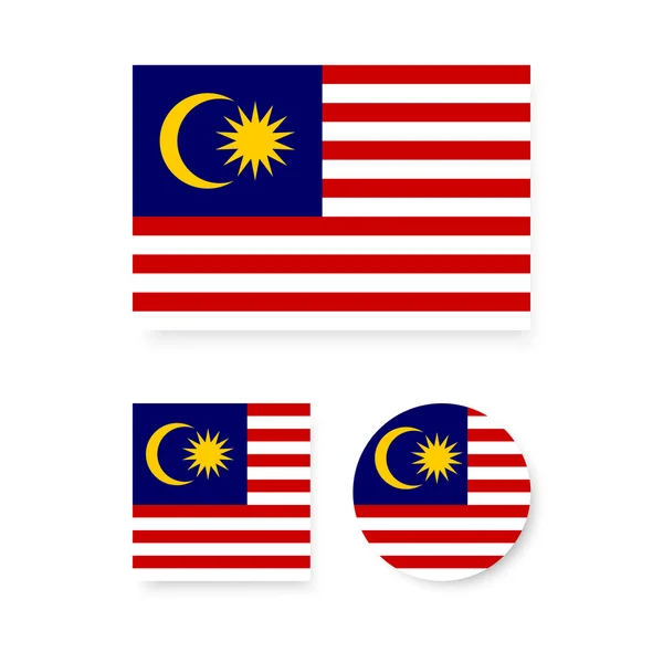 Malaysia flag — Stock Vector