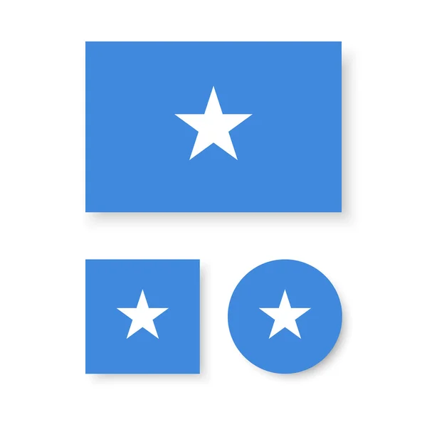Somalie Drapeau — Image vectorielle