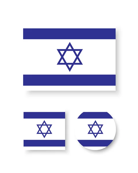 Vlag van Israël — Stockvector