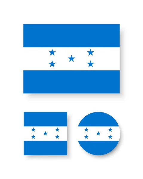 Honduras bayrağı — Stok Vektör