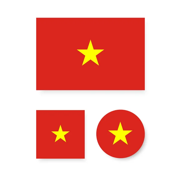 Vietnam flag — Stock Vector