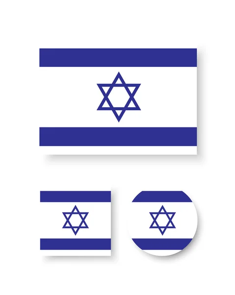 Izrael vlajka Royalty Free Stock Ilustrace