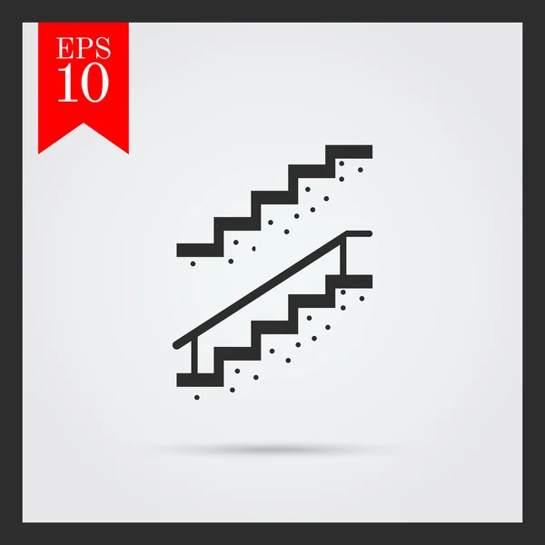Icono de escalera — Vector de stock