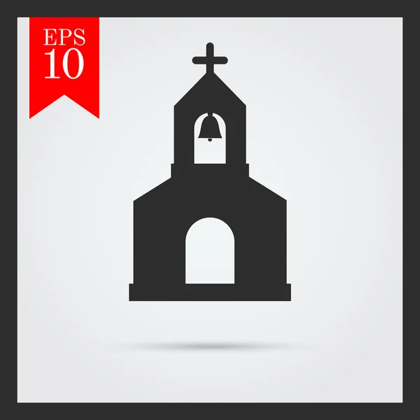 Edificio de iglesia — Vector de stock