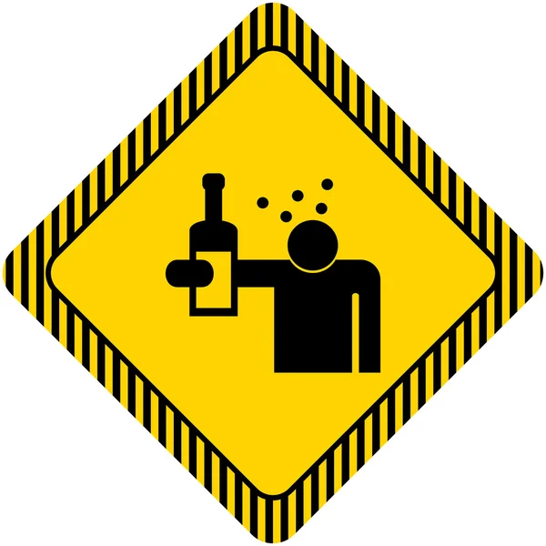 Alcohol gedronken — Stockvector