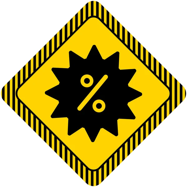 Percent off label — Stock Vector