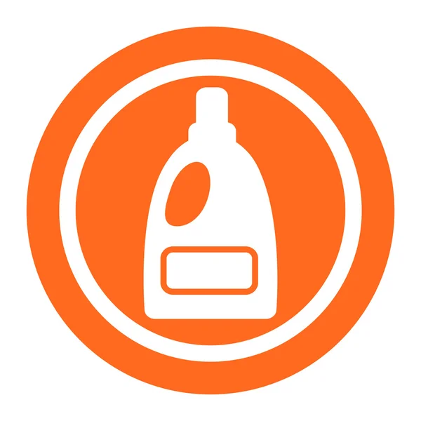 Garrafa detergente lavanderia — Vetor de Stock