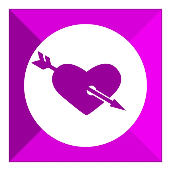 Heart with arrow — Stock Vector