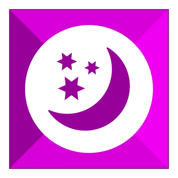 Luna y estrellas — Vector de stock