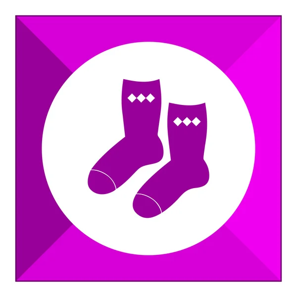 Çorap simgesi — Stok Vektör