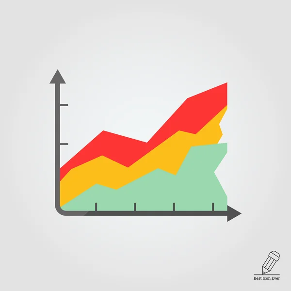 直方图图标 — 图库矢量图片