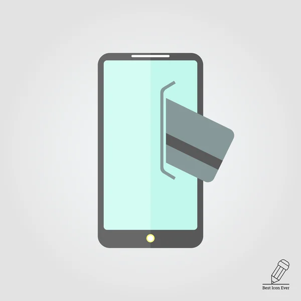 Мобильный банкинг — стоковый вектор