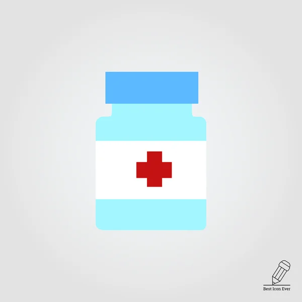 Pill bottle — Stock Vector