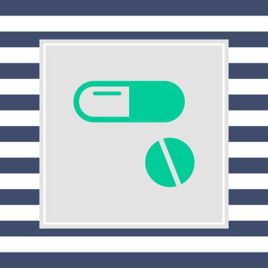 Kapsül ve pill simgesi