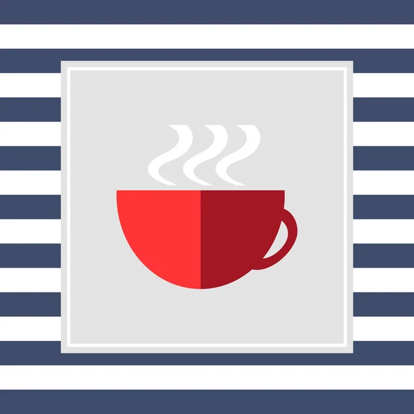 Icono de descanso café — Vector de stock