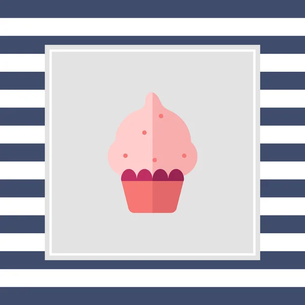 Icône Cupcake — Image vectorielle